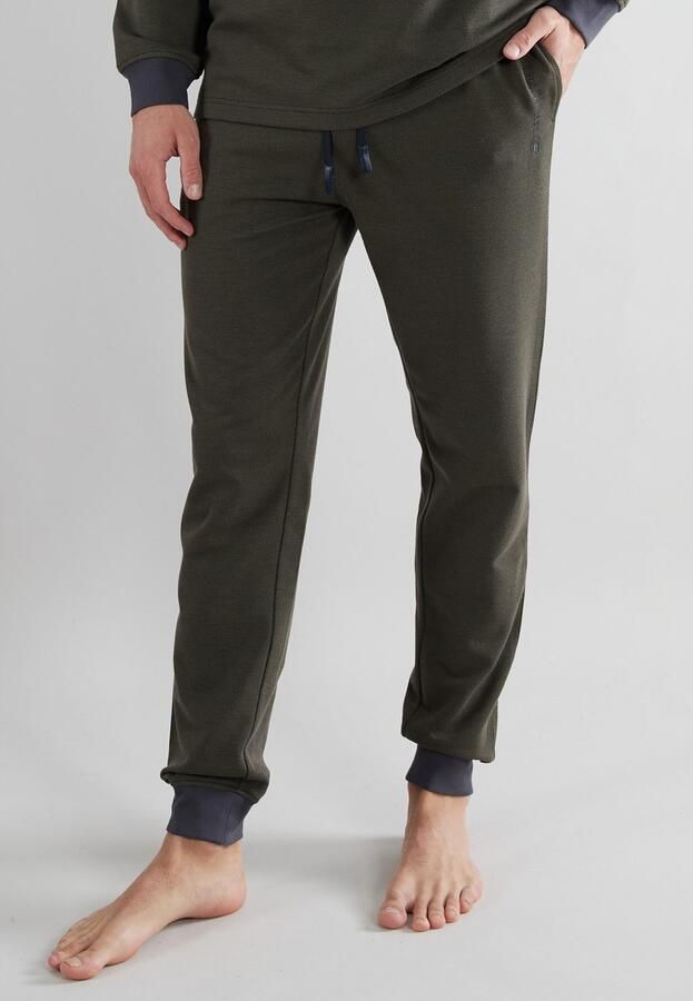 Tom Tailor Pyjamabroek Dallas Bindband zijzakken comfortabel onderhoudsvriendelijk elastisch katoenmix - Foto 2