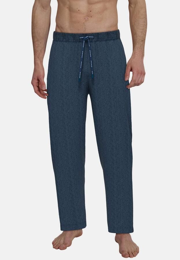 Tom Tailor Pyjamabroek Tennessee met elastiek en bindband katoenmix - Foto 2