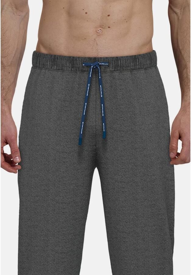 Tom Tailor Pyjamabroek Tennessee met elastiek en bindband katoenmix