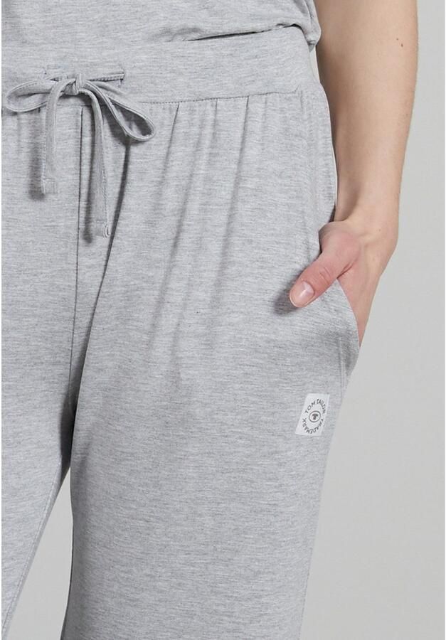 Tom Tailor Relaxbroek illa Bindband zijzakken brede band viscosemix verkoelend comfortabel