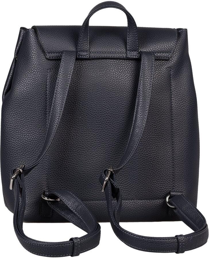 Tom Tailor Rugzak Elis van zacht gekorreld kunstleer met opvallende siernaad en fijn logo