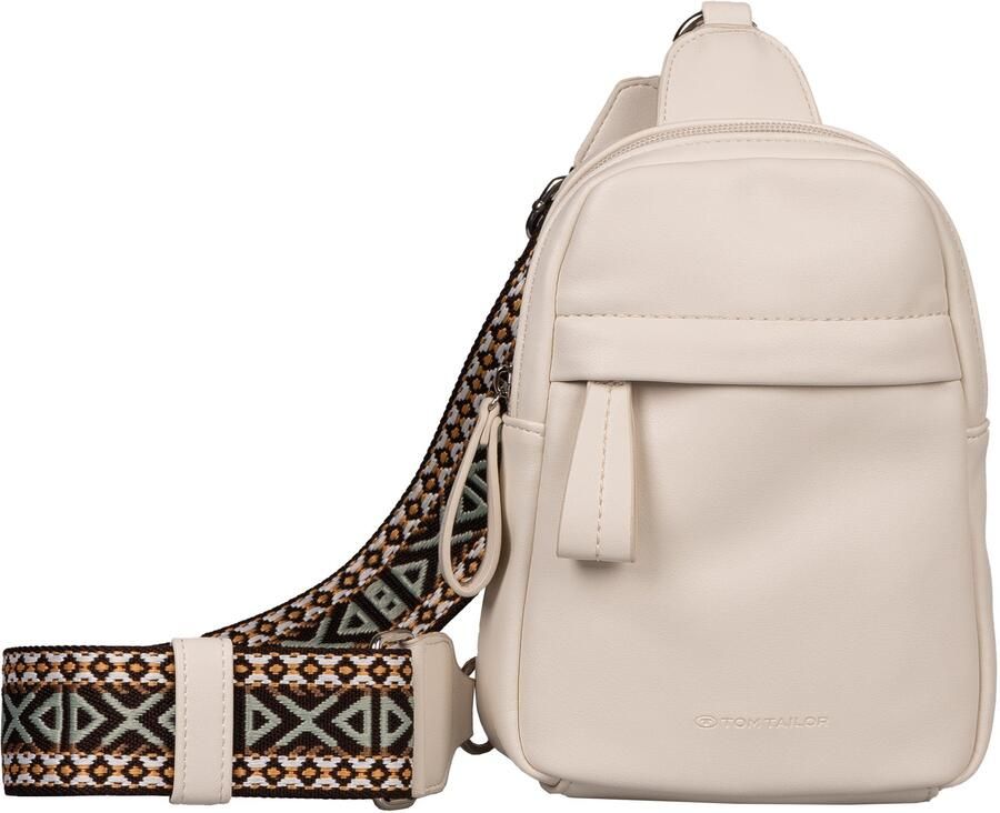 Tom Tailor Rugzak PALINA van zacht kunstleer met een opvallende schouderriem - Foto 4