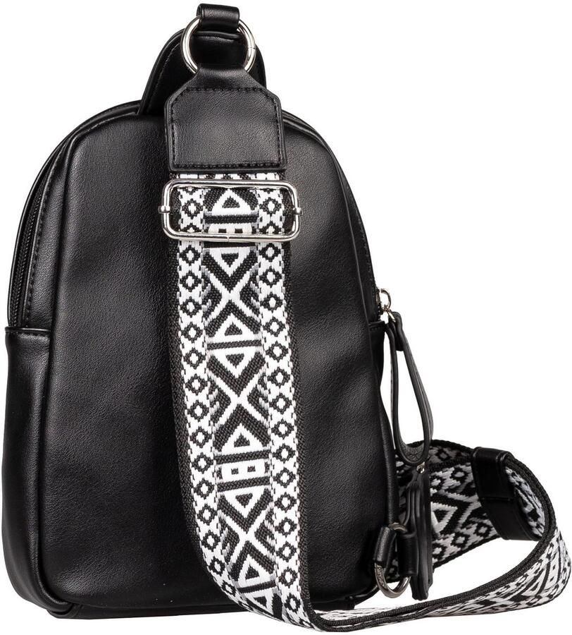 Tom Tailor Rugzak PALINA van zacht kunstleer met een opvallende schouderriem