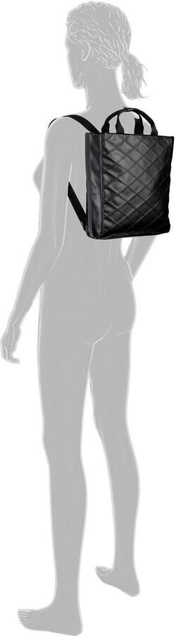 Tom Tailor Rugzak Skylar Concaaf gestikt kunstleer fijne geweven band en reflecterende ele ten - Foto 6