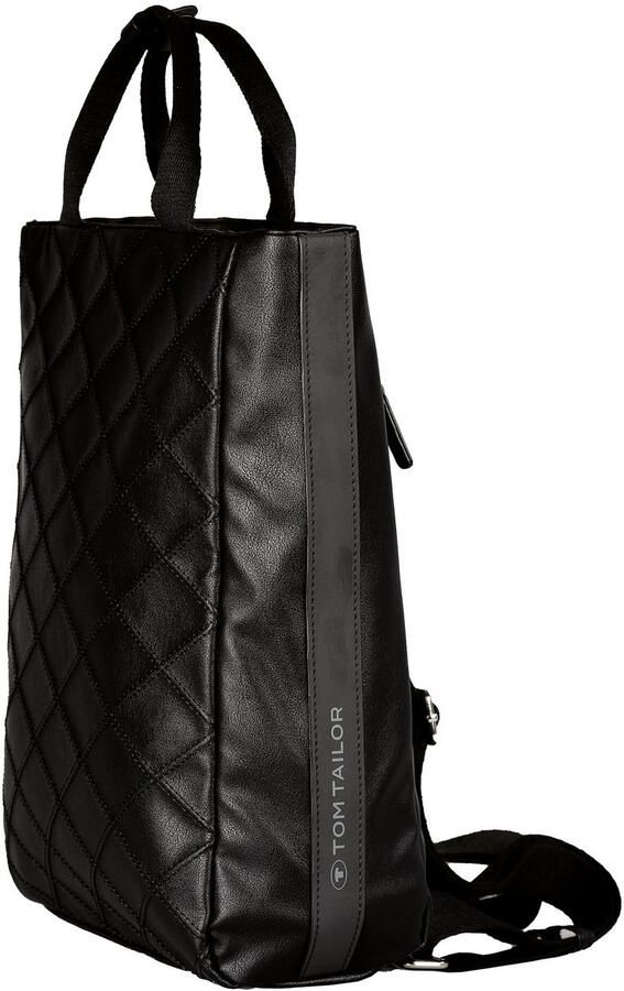 Tom Tailor Rugzak Skylar Concaaf gestikt kunstleer fijne geweven band en reflecterende ele ten - Foto 5