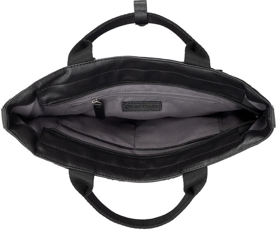 Tom Tailor Rugzak Skylar Concaaf gestikt kunstleer fijne geweven band en reflecterende ele ten - Foto 2