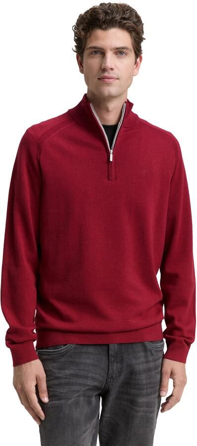 Tom Tailor Schipperstrui met geborduurd logo - Foto 6