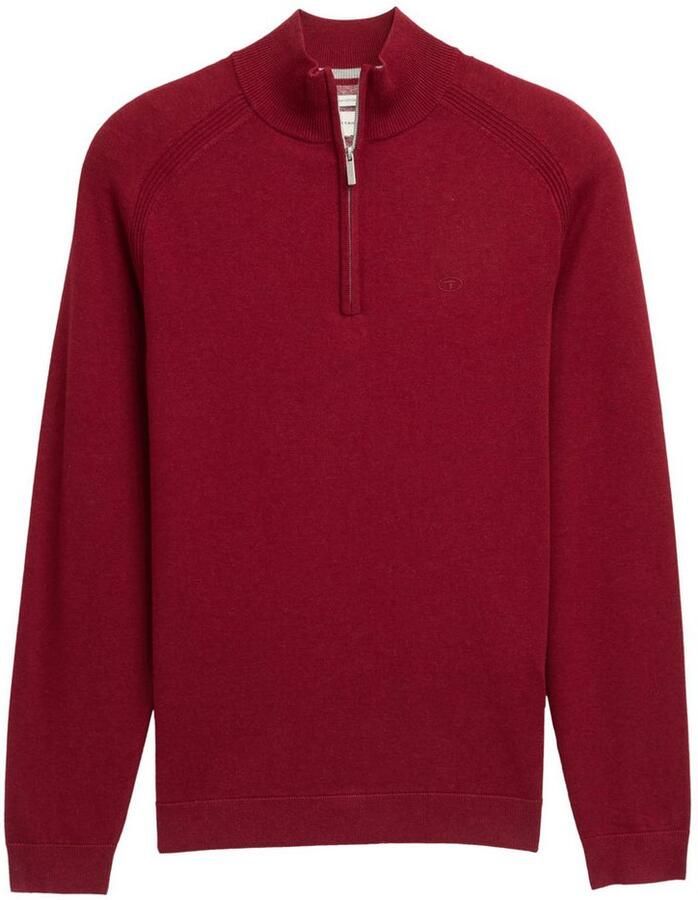 Tom Tailor Schipperstrui met geborduurd logo