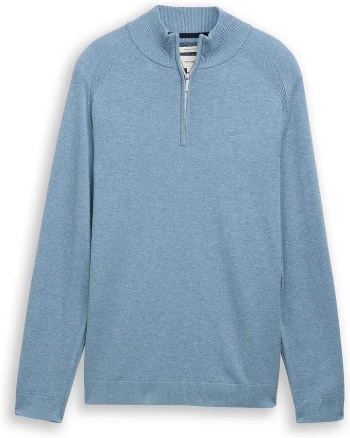 Tom Tailor Schipperstrui met geborduurd logo