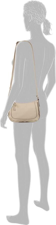 Tom Tailor Schoudertas Adela van imitatieleer in moderne lijnvoering en afgebroken randkleur - Foto 4