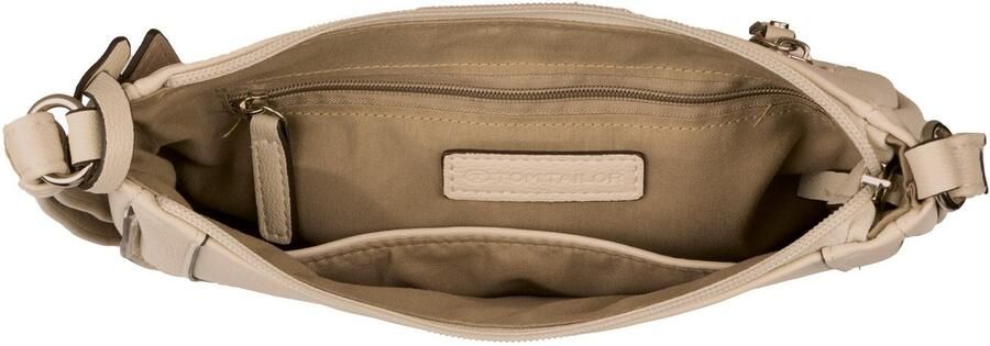 Tom Tailor Schoudertas Adela van imitatieleer in moderne lijnvoering en afgebroken randkleur - Foto 3