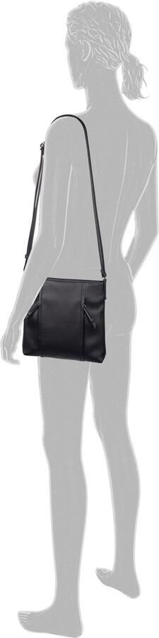 Tom Tailor Schoudertas Beca van hoogwaardig kunstleer met functionele details - Foto 4