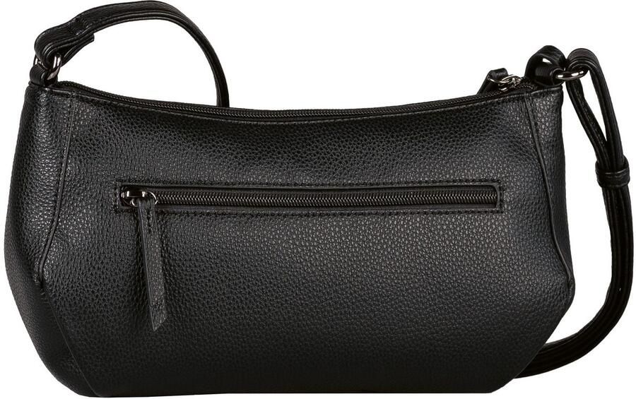 Tom Tailor Schoudertas Berit van zacht nerf imitatieleer met duidelijke geometrische vormen