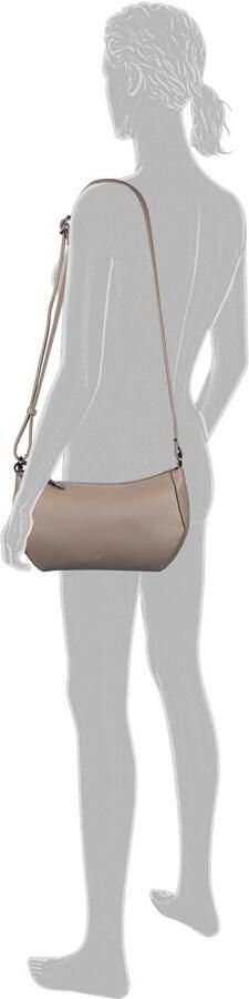 Tom Tailor Schoudertas Berit van zacht nerf imitatieleer met duidelijke geometrische vormen - Foto 3