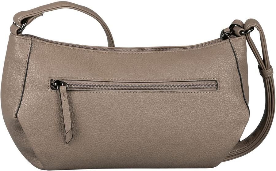 Tom Tailor Schoudertas Berit van zacht nerf imitatieleer met duidelijke geometrische vormen