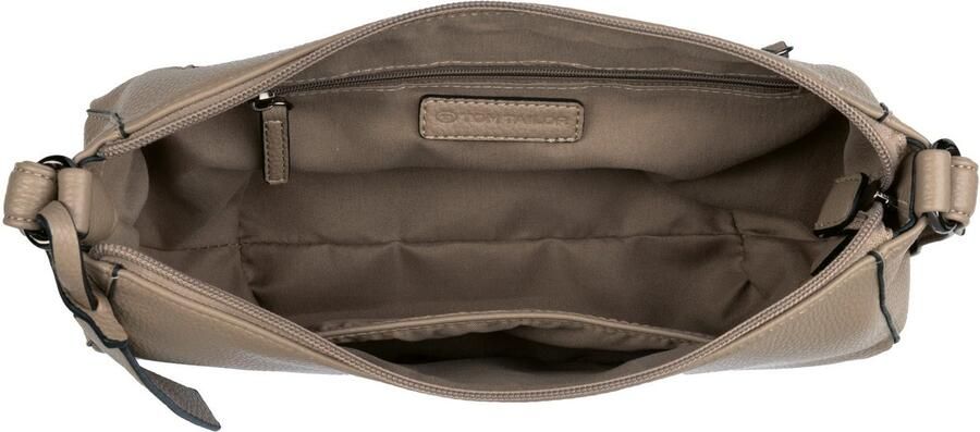 Tom Tailor Schoudertas Berit van zacht nerf imitatieleer met duidelijke geometrische vormen - Foto 2