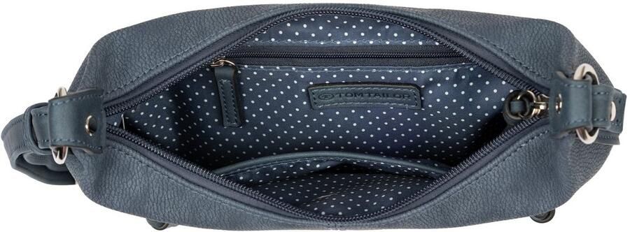 Tom Tailor Schoudertas Caia uit zacht nerf nubuckleer-imitatie praktisch en multifunctioneel - Foto 2