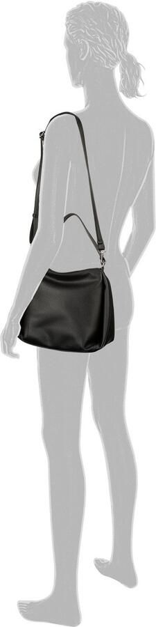 Tom Tailor Schoudertas Cassia licht generfd imitatieleer met verfijnde snit voor veel volume - Foto 5