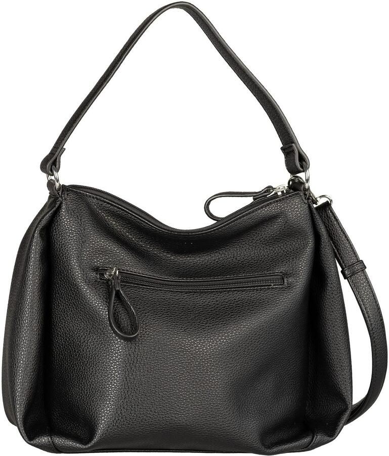 Tom Tailor Schoudertas Cassia licht generfd imitatieleer met verfijnde snit voor veel volume - Foto 2