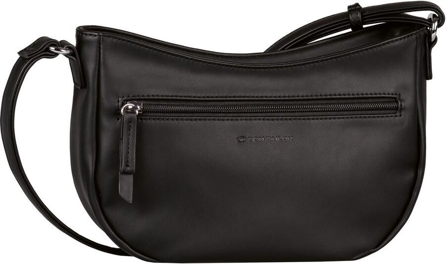 Tom Tailor Schoudertas Denice van glad imitatieleer met een prachtig logo in cursief