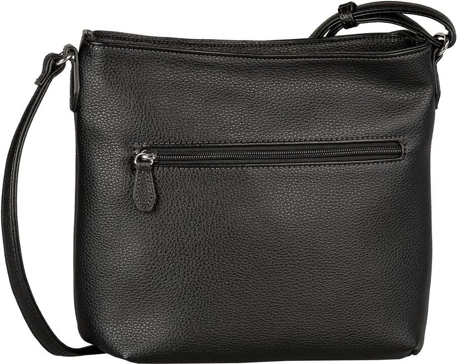 Tom Tailor Schoudertas Elif fijn generfd imitatieleer met elegant draaislot en fijn logo - Foto 2