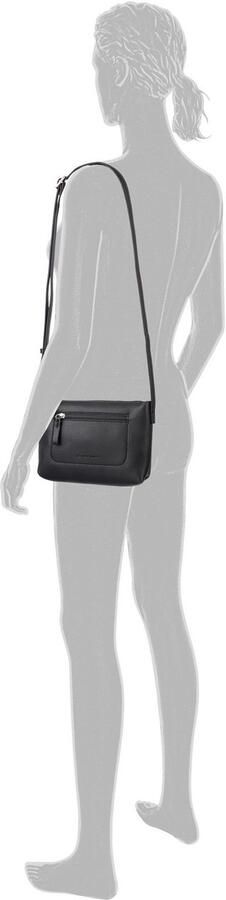 Tom Tailor Schoudertas Elis van zacht gekorreld kunstleer met opvallende siernaad en fijn logo - Foto 3