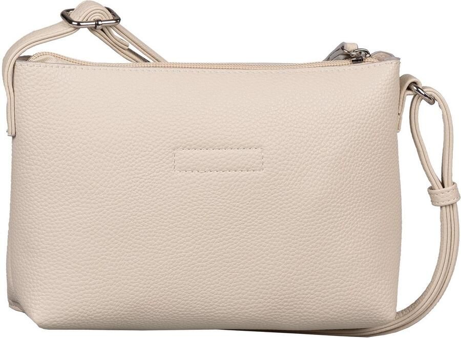 Tom Tailor Schoudertas Elis van zacht gekorreld kunstleer met opvallende siernaad en fijn logo