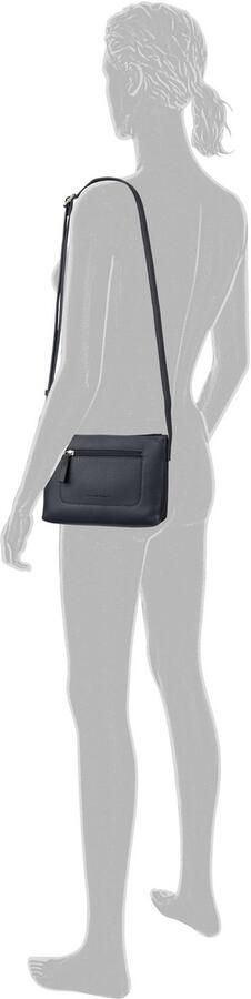 Tom Tailor Schoudertas Elis van zacht gekorreld kunstleer met opvallende siernaad en fijn logo - Foto 3