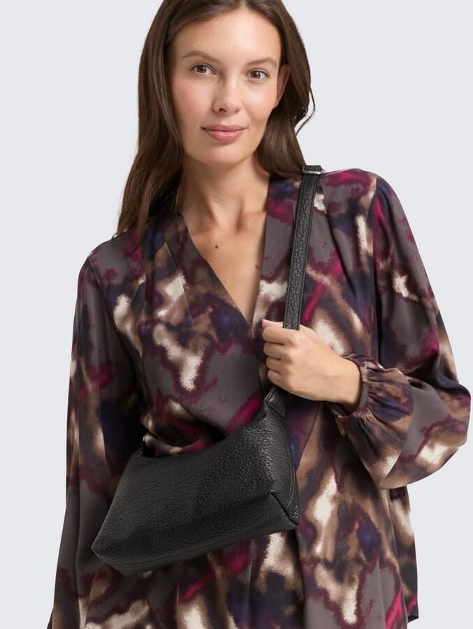 Tom Tailor Schoudertas Evelina van zacht imitatieleer in casual trapeziumvorm met decoratieve zijden - Foto 2