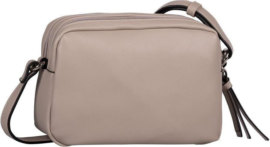 Tom Tailor Schoudertas Juana Schoudertas met 2 ritsvakken en gestikte vulling