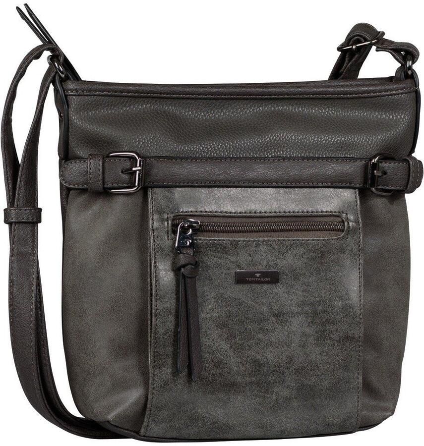 Tom Tailor Schoudertas Juna met details in metallic-look - Foto 4