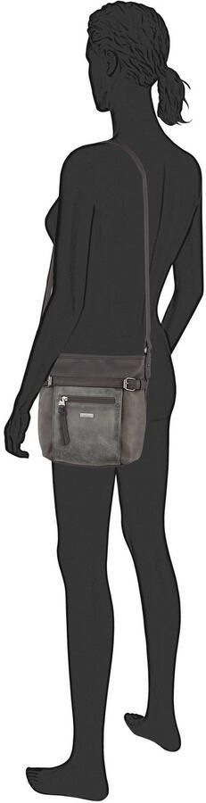 Tom Tailor Schoudertas Juna met details in metallic-look - Foto 3