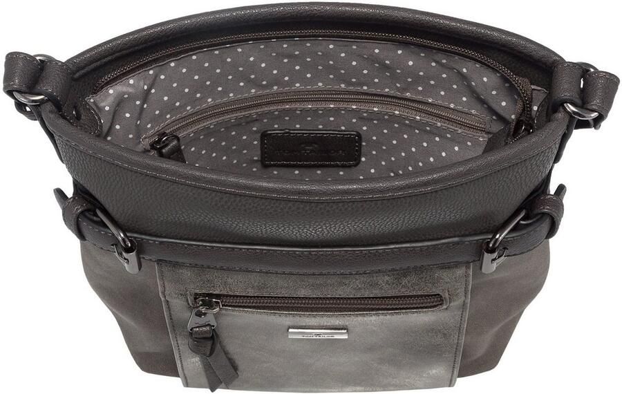 Tom Tailor Schoudertas Juna met details in metallic-look - Foto 2