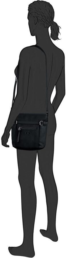 Tom Tailor Schoudertas Juna met details in metallic-look - Foto 5