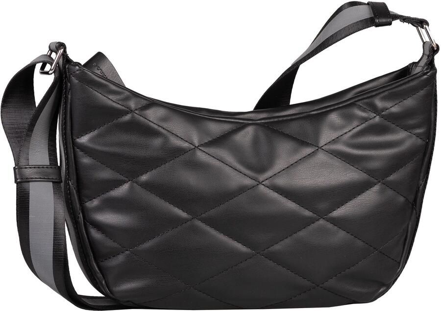 Tom Tailor Schoudertas Mica van zacht nerf imitatieleer met klassieke ruitsteek - Foto 4