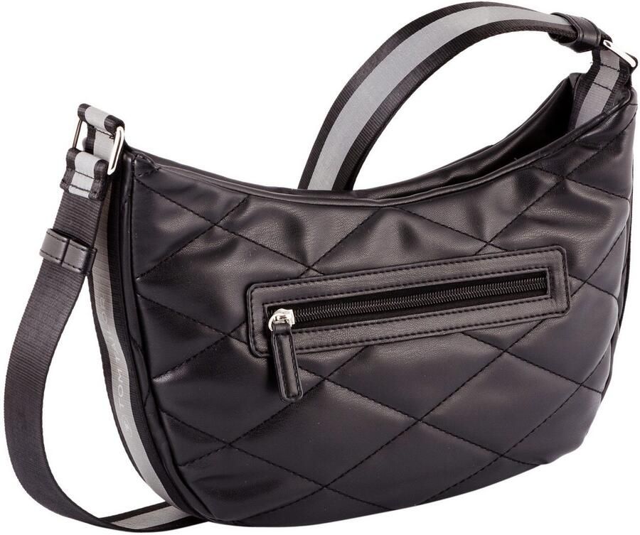 Tom Tailor Schoudertas Mica van zacht nerf imitatieleer met klassieke ruitsteek