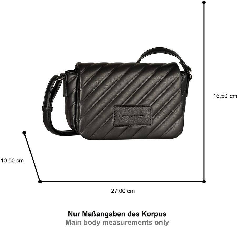 Tom Tailor Schoudertas Mirela zacht gewatteerd en elegant in trendy formaten