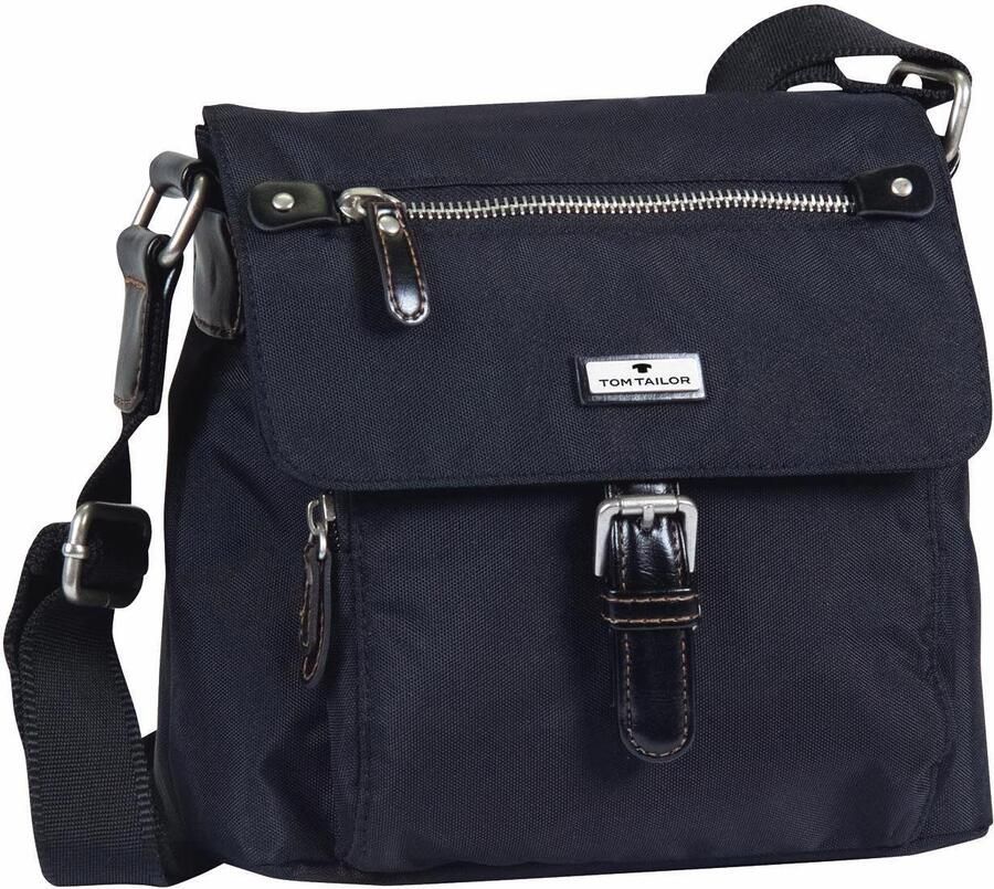 Tom Tailor Schoudertas Rina van lichtgewicht nylon en ingewikkeld geweven riemband - Foto 2