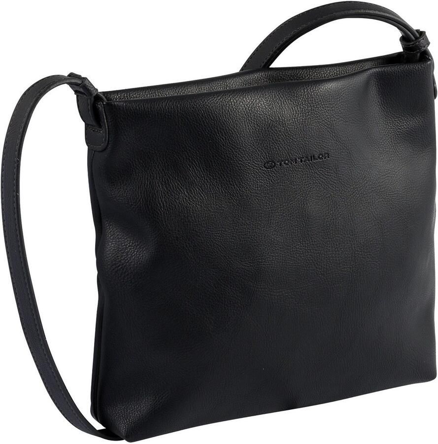 Tom Tailor Schoudertas ROSABEL van zacht nerf imitatieleer in een schone moderne look