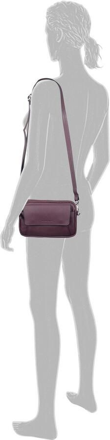 Tom Tailor Schoudertas Tilly van fijn nerf imitatieleer in dubbelkamer-model met veel ruimte - Foto 3