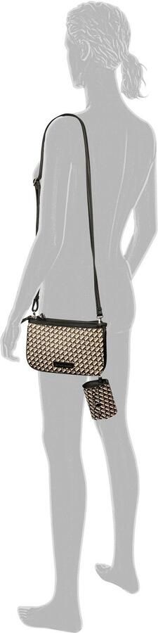 Tom Tailor Schoudertas Xenia met verfijnd geometrische "t" print van het logo op de tas - Foto 4