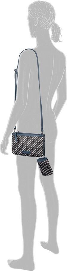 Tom Tailor Schoudertas Xenia met verfijnd geometrische "t" print van het logo op de tas - Foto 4