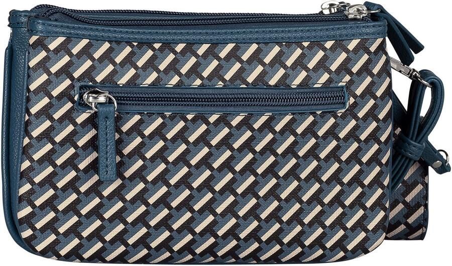 Tom Tailor Schoudertas Xenia met verfijnd geometrische "t" print van het logo op de tas - Foto 3