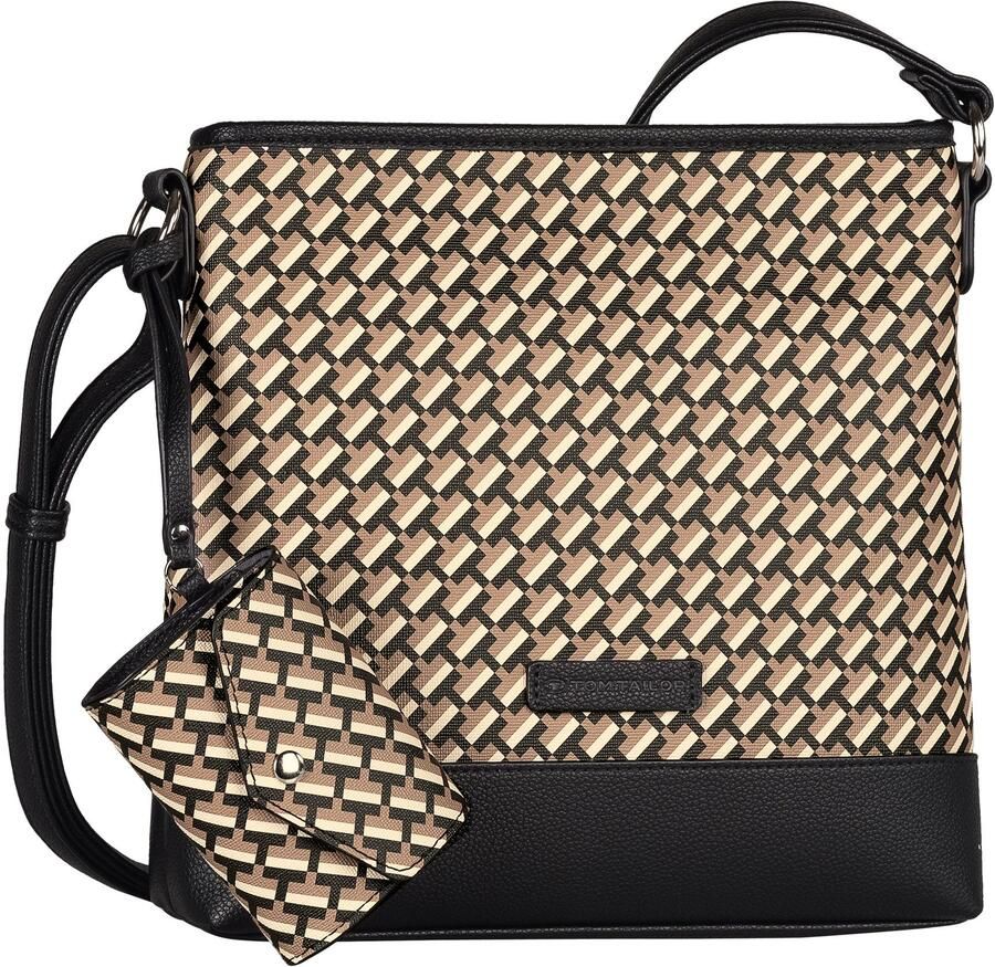 Tom Tailor Schoudertas Xenia met verfijnd geometrische "t" print van het logo op de tas - Foto 6