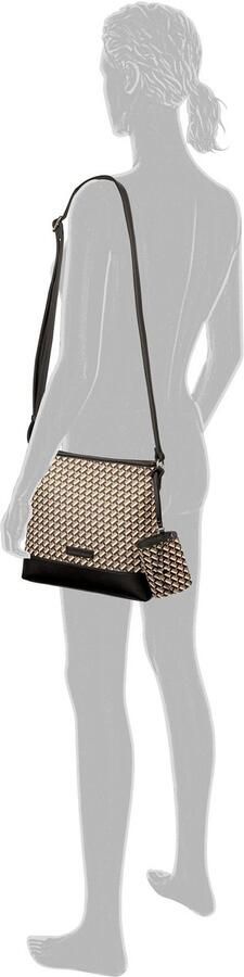 Tom Tailor Schoudertas Xenia met verfijnd geometrische "t" print van het logo op de tas - Foto 5