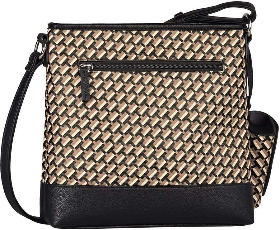 Tom Tailor Schoudertas Xenia met verfijnd geometrische "t" print van het logo op de tas - Foto 2