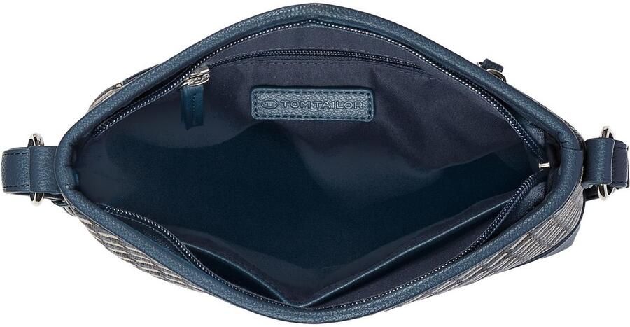 Tom Tailor Schoudertas Xenia met verfijnd geometrische "t" print van het logo op de tas - Foto 4