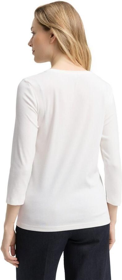 Tom Tailor Shirt met 3 4 mouwen met logo-opschrift - Foto 5