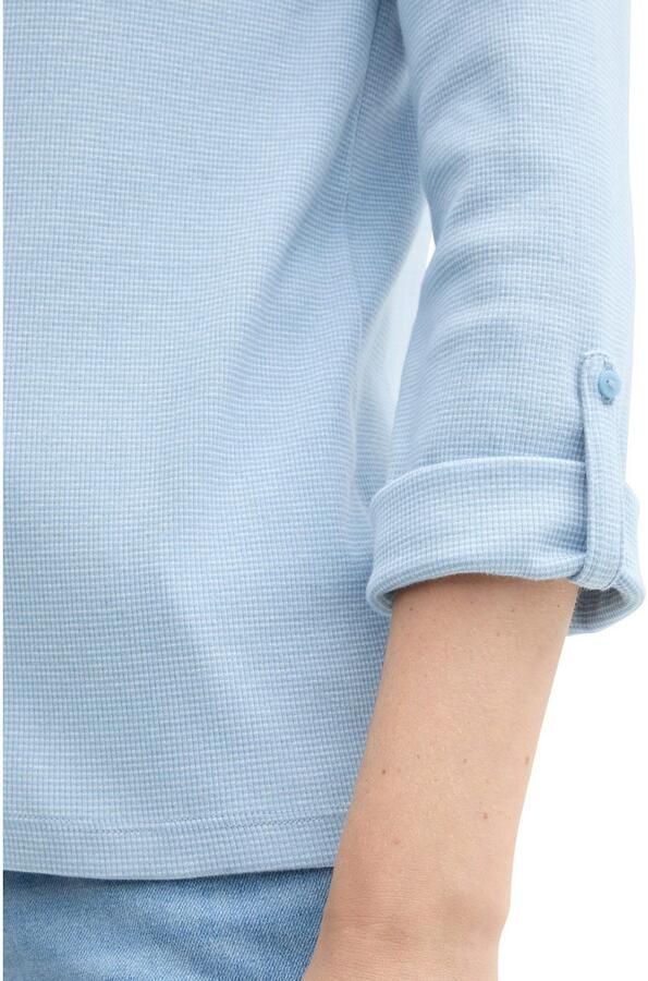 Tom Tailor Regular fit shirt met lange mouwen en biologisch katoen - Foto 2