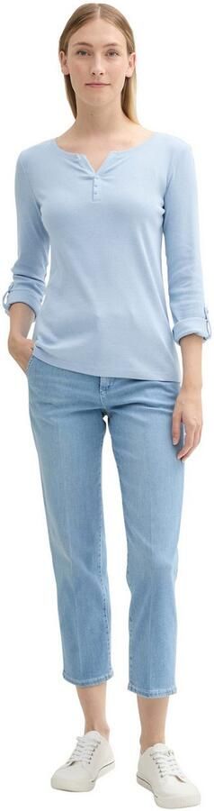 Tom Tailor Regular fit shirt met lange mouwen en biologisch katoen - Foto 4